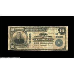 Viroqua, WI - $10 1902 Plain Back Fr. 626 The First NB Ch. # (M)8529Six large notes in the Kelly cen