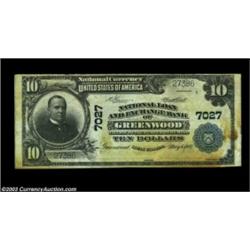 Greenwood, SC - $10 1902 Plain Back Fr. 626 N Loan & Exchange B of Greenwood Ch. # 7027This scarce S