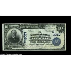 Leesville, SC - $10 1902 Plain Back Fr. 626 The NB of Leesville Ch. # (S)9057A beautiful note which.