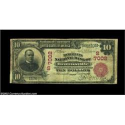 Brownsville, TX - $10 1902 Red Seal Fr. 613 The Merchants NB Ch. # (S)7002A newly discovered Red Sea