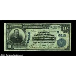 Brownwood, TX - $10 1902 Date Back Fr. 619 The Coggin NB Ch. # (S)9812This private name bank is one.