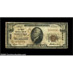 Floresville, TX - $10 1929 Ty. 1 First NB of Floresville Ch. # 6320A mere three small size notes are