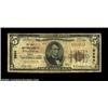 Image 1 : Palestine, TX - $5 1929 Ty. 1 First NB of Palestine Ch. # 3694A second example, just a touch more wo