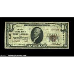 Port Arthur, TX - $10 1929 Ty. 2 First NB of Port Arthur Ch. # 5485A second type two Ten from here,.