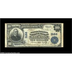Sherman, TX - $10 1902 Plain Back Fr. 624 Merchants & Planters NB of Sherman Ch. # 3159A nice Fine-V