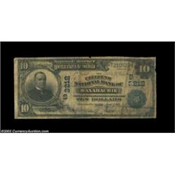 Waxahachie, TX - $10 1902 Date Back Fr. 616 Citizens NB of Waxahachie Ch. # (S)3212A well worn large