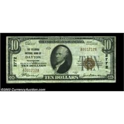 Dayton, WA - $10 1929 Ty. 1 Columbia NB of Dayton Ch. # 2772A nice small size Ten from this scarce C