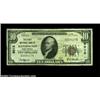 Image 1 : Mannington, WV - $10 1929 Ty. 1 The First NB Ch. # 5012A considerably scarcer bank in small size tha