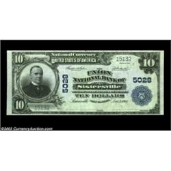 Sistersville, WV - $10 1902 Plain Back Fr. 632 The Union NB Ch. # 5028One of a small group of these.