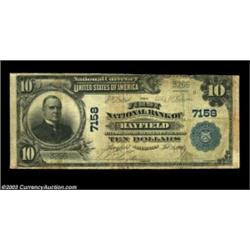 Bayfield, WI - $10 1902 Plain Back Fr. 624 The First NB Ch. # 7158It is a rare sale with two pieces.