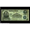 Image 1 : Burlington, WI - $5 1902 Plain Back Fr. 607 The Burlington NB Ch. # 11783Common in small size, but n