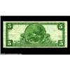 Image 2 : Chilton, WI - $5 1902 Plain Back Fr. 607 The Chilton NB Ch. # 5933A very scarce bank in large size,.