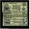 Image 1 : Milwaukee, WI - $5, $10 1902 Plain Back Fr. 609, 624 First Wisconsin NB, First NB Ch. # 64 Fine, Fin