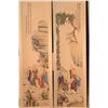 Image 4 : [CHINESE]A SET OF "WU GUAN DAI"SEALED CHINESE PAINTING OF EIGHTEEN ARHAT (4 ITEMS) L:50" W:12.5"