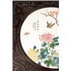 Image 2 : [CHINESE] A "LIUYUCEN"MARKED FAMILLE ROSE SCREEN PAINTED WITH BIRDS L:24" W:8.5" H:30"
