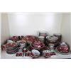 Image 1 : [CHINESE]A SET OF FAMILLE ROSE TABLE WARE  (TOTAL 102 ITEMS)
