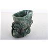 Image 2 : [CHINESE]A JADE CARVED CUP WITH HANDELS L:4" W:2" H:3.5"