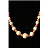 Image 2 : [CHINESE]AN IVORY NECKLACE WITH CORAL BEADS (13g)  L:19"  DISCLAIMER: This item is restricted from e