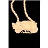 Image 2 : [CHINESE]AN IVORY NECKLACE   (12g)   L:19" W"1.15" DISCLAIMER: This item is restricted from export o