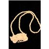 Image 4 : [CHINESE]AN IVORY NECKLACE   (12g)   L:19" W"1.15" DISCLAIMER: This item is restricted from export o