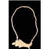 Image 1 : [CHINESE]AN IVORY NECKLACE  (19g) L:20.5" W:1.5" DISCLAIMER: This item is restricted from export out