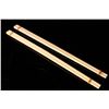 Image 2 : [CHINESE]TWO PAIRS OF IVROY CHOPSTICKS AND ONE IVORY SPEAR(NEASURED WITH THE LARGEST ITEM) L:13" DIS