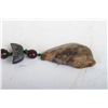 Image 2 : [CHINESE]A JADE PENDANTS CARVED WITH FIGURE OF CHILONG L:1" H:1.75"