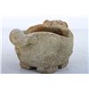 Image 3 : [CHINESE]A  JADE CARVED WINE CUP L:5"W:3.5" H:2.5"