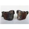 Image 1 : [CHINESE]A  SET OF JADE CARVED WINE CUP WITH DRAGON HANDLE (2 ITEMS)(MEASURED WITH THE LAGREST ITEM)
