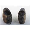 Image 2 : [CHINESE]A  SET OF JADE CARVED WINE CUP WITH DRAGON HANDLE (2 ITEMS)(MEASURED WITH THE LAGREST ITEM)