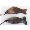 Image 1 : [CHINESE]A PAIR OF FISH SHAPED JADE PENDANT L:4" H:1.75