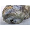 Image 2 : [CHINESE]A  JADE CARVED ELEPHANT SHAPED ORNAMENT  L:6.5" W:2" H:3"