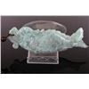Image 2 : [CHINESE]A  JADE CARVED CHIWEN SHAPED PENDANT  L:4.5" H:1.5"