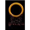 Image 1 : [CHINESE] A YELLOW AGATE MADE BRACELET W:2.5" (NOT INCLUDING STAND)