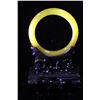 Image 2 : [CHINESE] A YELLOW AGATE MADE BRACELET W:2.5" (NOT INCLUDING STAND)
