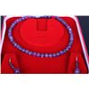 Image 1 : [CHINESE]A SET OF AMETHYST NECKLACE AND EAR RINGS (3 ITEMS)(MEASURED WITH THE LARGEST ITEM)