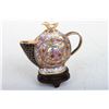 Image 2 : [CHINESE]A SET OF CLOISONN ENAMEL TEA POT PAINTED WITH FLOWERS (3 ITEMS)   (MEASURED WITH THE LARGES