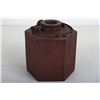 Image 1 : [CHINESE]A "YI XING ZI SHA MING HU"MAKRED YIXING GLAY WINE WARMER (LID HAS RESTORATION) L:4.25" W:4.