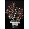 Image 1 : [CHINESE]JADE PEACHES WITH FLOWER POT  L:13" W:8.5" H:14.5"
