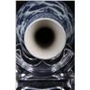 Image 3 : [CHINESE]A BLUE AND WHITE VASE PAINTED WITH FLOWERS W:3.75" H:10"