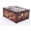 Image 3 : [CHINESE]A ROSEWOOD DRESSING BOX INLAID WITH BONES   L:5" W:6.5" H:3"