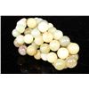 Image 2 : [CHINESE]A PAIR OF JADE CARVED GRAPES  L:8" W:4.5"