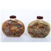 Image 1 : [CHINESE]A PAIR OF INSIDE PAINTING SNUFF BOTTLE PAINTED WITH PICTURE OF THE RIVERSIDE SCENCE OF PURE