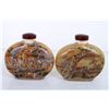 Image 4 : [CHINESE]A PAIR OF INSIDE PAINTING SNUFF BOTTLE PAINTED WITH PICTURE OF THE RIVERSIDE SCENCE OF PURE