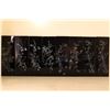 Image 1 : [CHINESE]A WOOD CARVED WALL SCREEN WITH THE MOTHER OF PEARL (8 ITEMS) (MEASURED WITH  EACH PANEL)