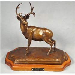 G.C. Wentworth, Mule Deer, Bronze, 8/10, 10"h x 10.5"w