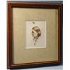 Image 3 : 2  J. H. Sharp untitled etchings, Indian portraits, 6" x 9" and 5" x 4", framed, signed lower left