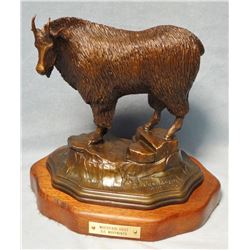 G.C. Wentworth, Mountain Goat, Bronze, 2-20, 7"h x 7"w