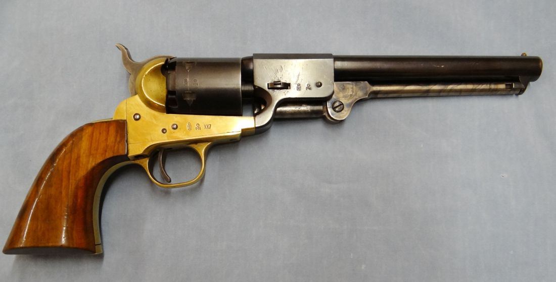 Navy Arms Co. BP Revolver, .36 cal, sn 024453 single action, brass rame