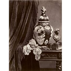 ANONYMOUS, (French), STILL-LIFE, albumen print, 15 x 111/4 in. (38.1 x 28.6 cm), 1860s, ESTIMATE:...